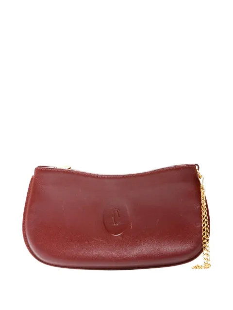 Celine Pre-Owned 1990-2000 logo-embossed leather pouch