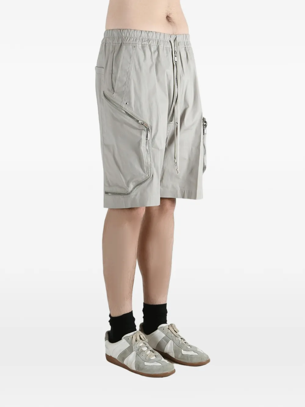  Rick Owens Drawstring-fastening Shorts - Grey 