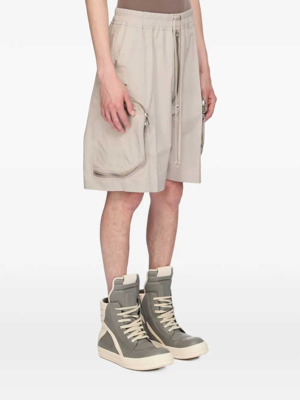 Rick Owens Shorts met trekkoord Grijs