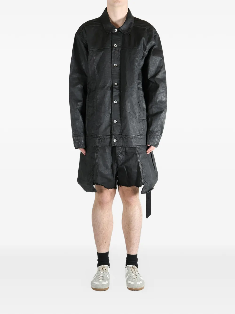  Rick Owens Drkshdw Button-up Jacket - Black 