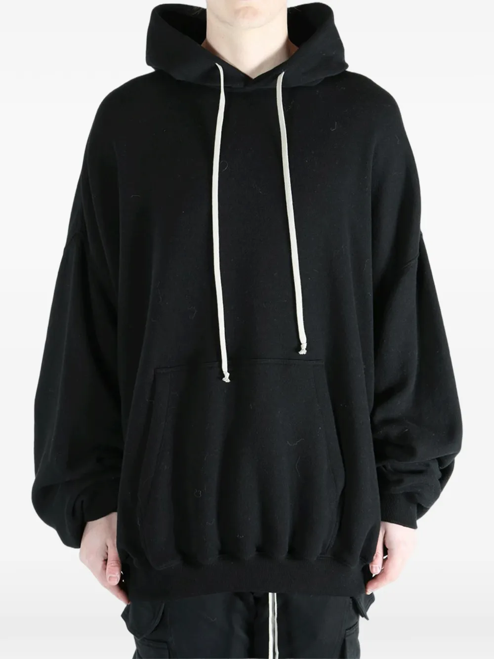  Rick Owens Oversized Hoodie - Black 