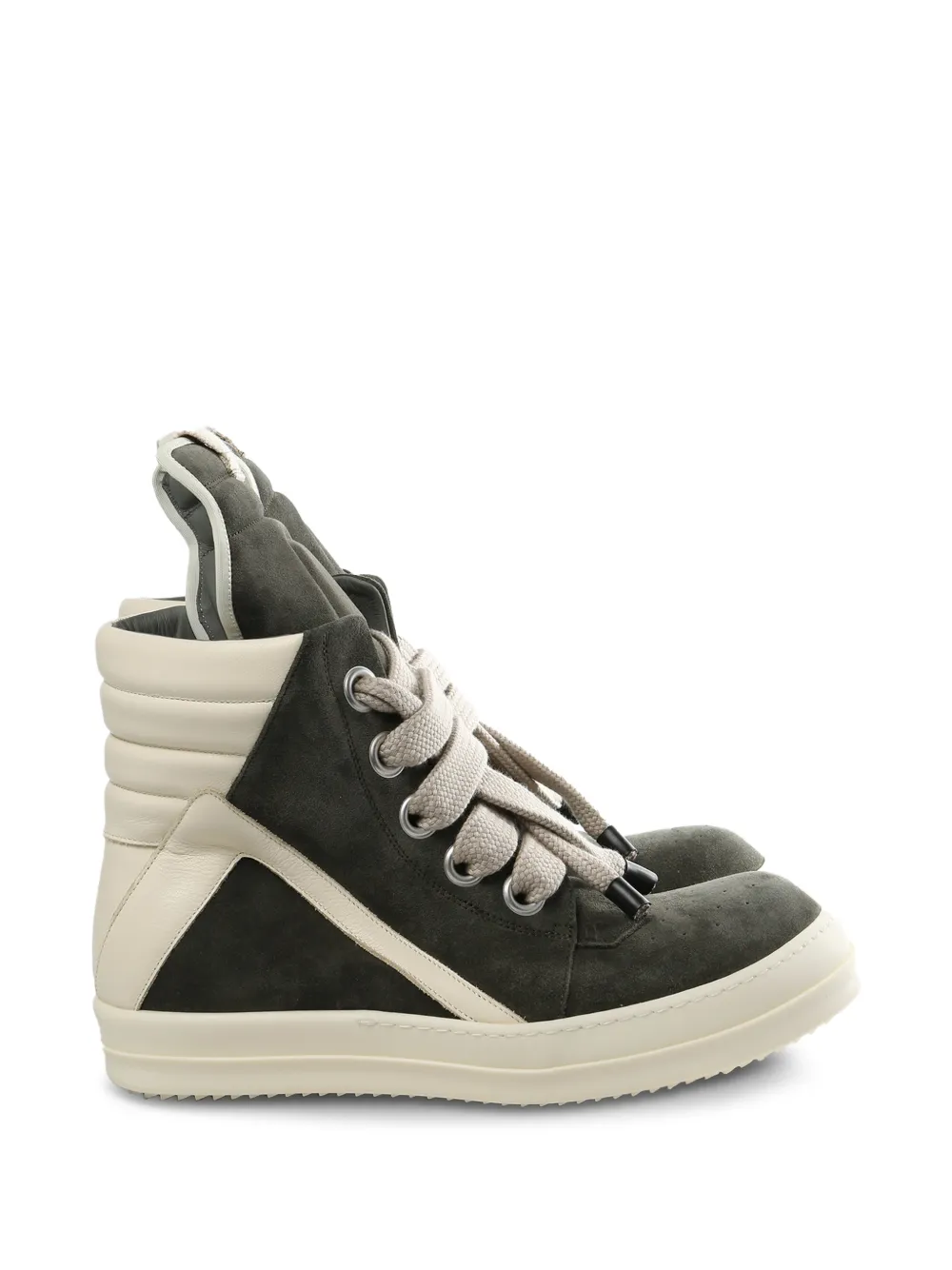 Rick Owens Jumbolaced Geobasket sneakers Groen