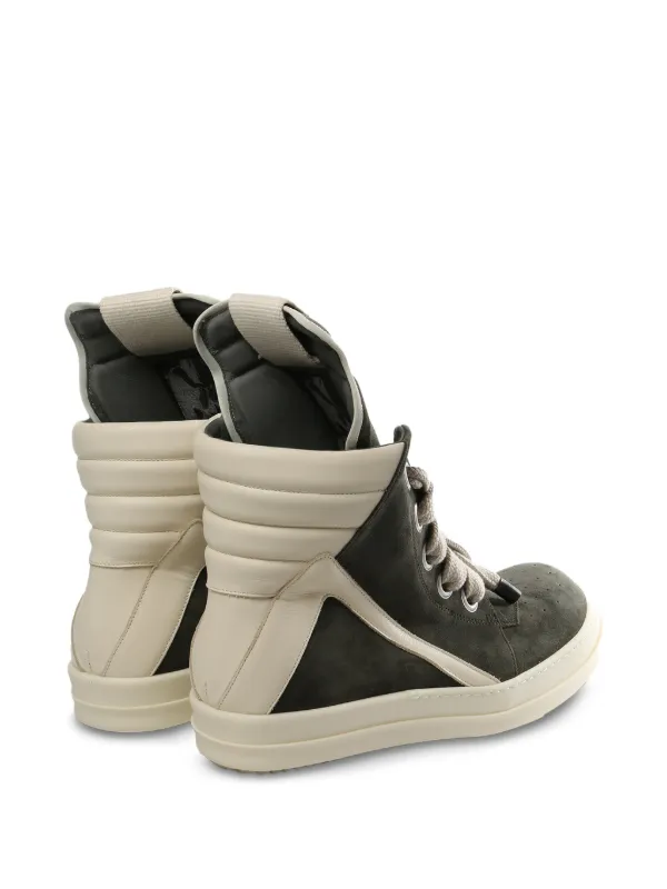 Rick Owens Jumbolace Geobasket Sneakers | Green | FARFETCH