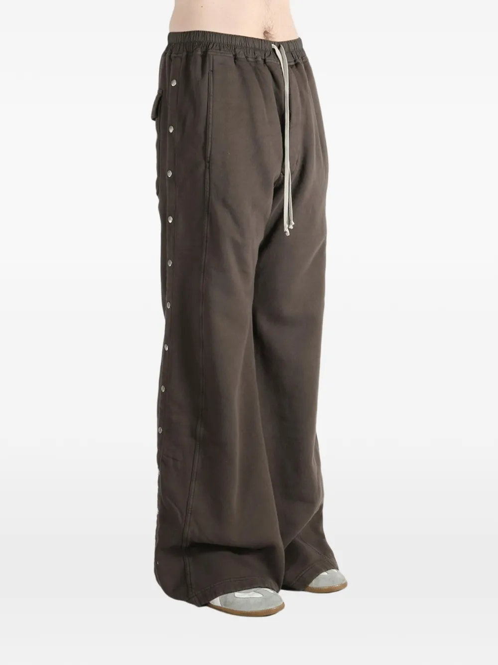 Rick Owens DRKSHDW Pusher trainingsbroek met drukknoop Bruin