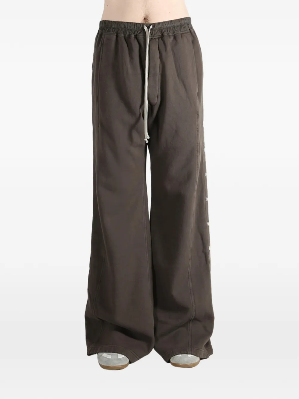 Rick Owens DRKSHDW Pusher trainingsbroek met drukknoop Bruin