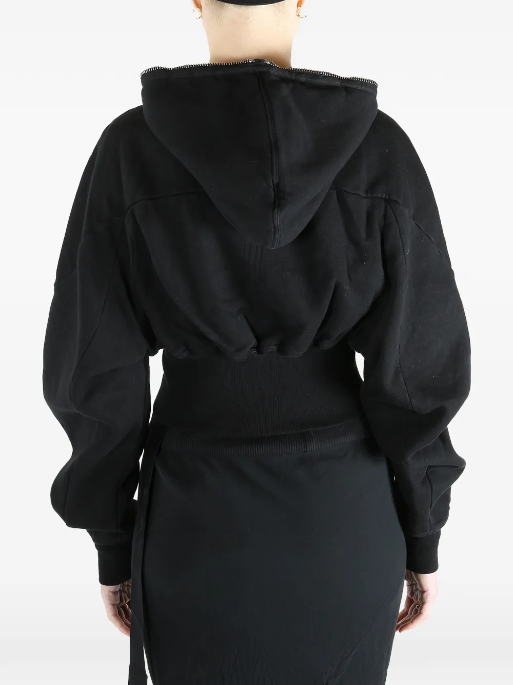 Rick Owens DRKSHDW Hoodie met rits Zwart
