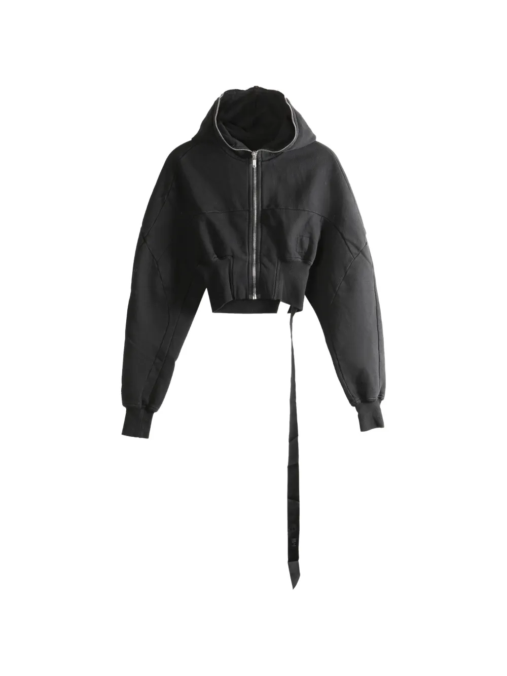 Rick Owens DRKSHDW zip-up hoodie - Nero