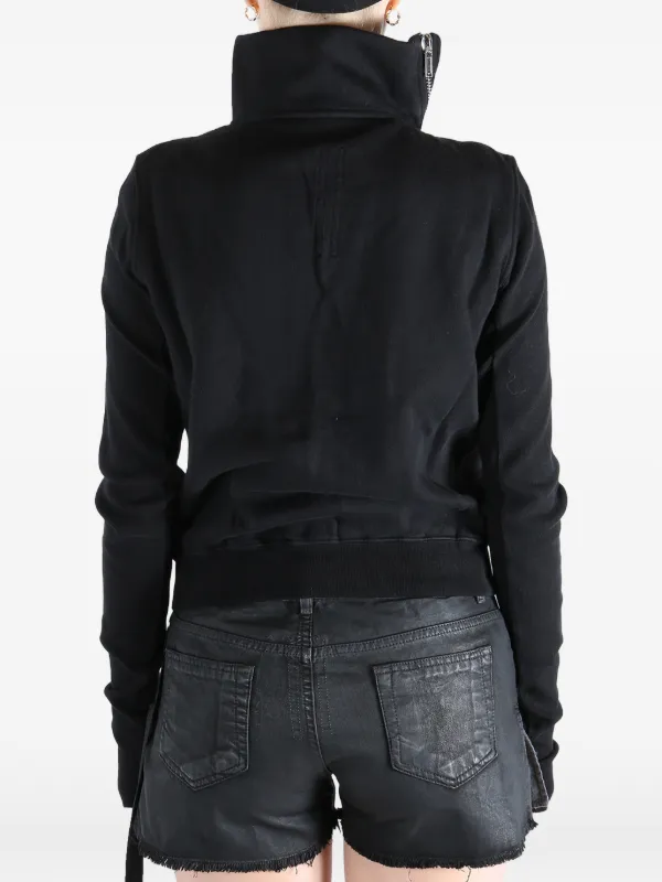 Rick Owens DRKSHDW ジップアップ スウェットシャツ | ブラック
