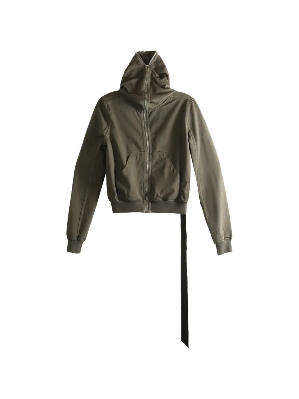 Rick Owens DRKSHDW zip-up hoodie - Verde
