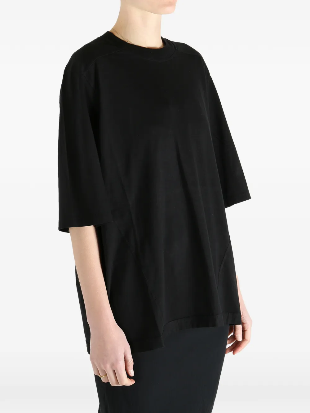 Rick Owens DRKSHDW T-shirt met ronde hals Zwart