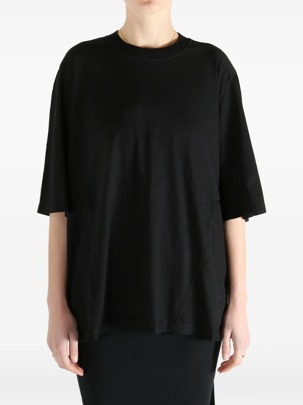 Rick Owens DRKSHDW T-shirt met ronde hals Zwart