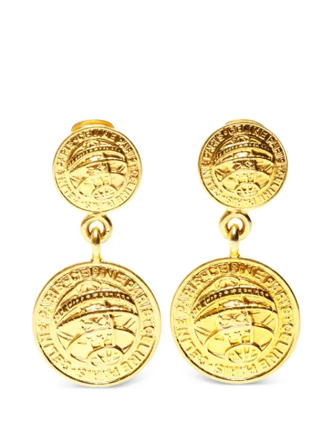 Celine Pre-Owned Orecchini a clip Medallion anni '80-'90