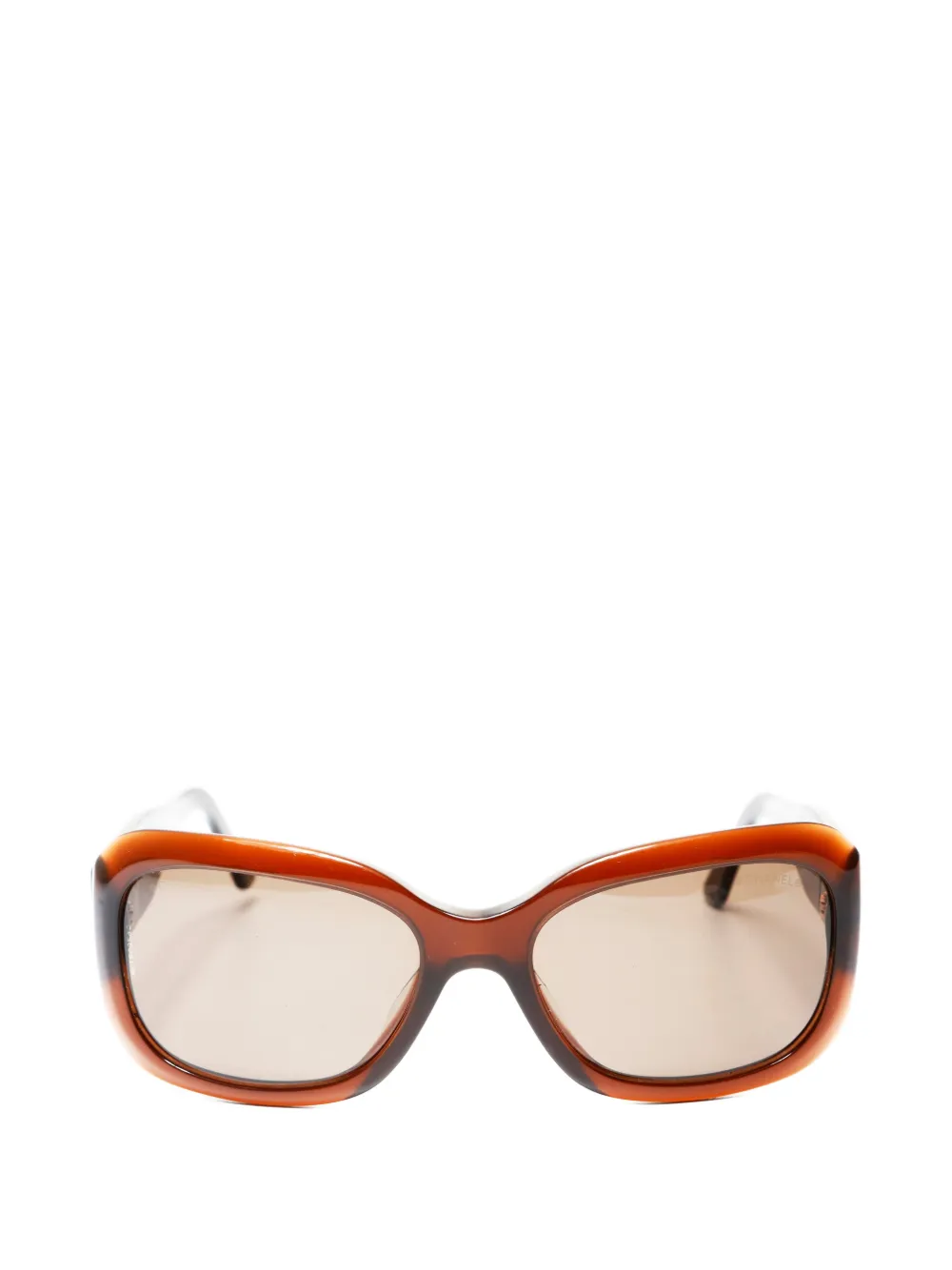 CHANEL Pre-Owned 2000s logo-detail sunglasses - Marrone