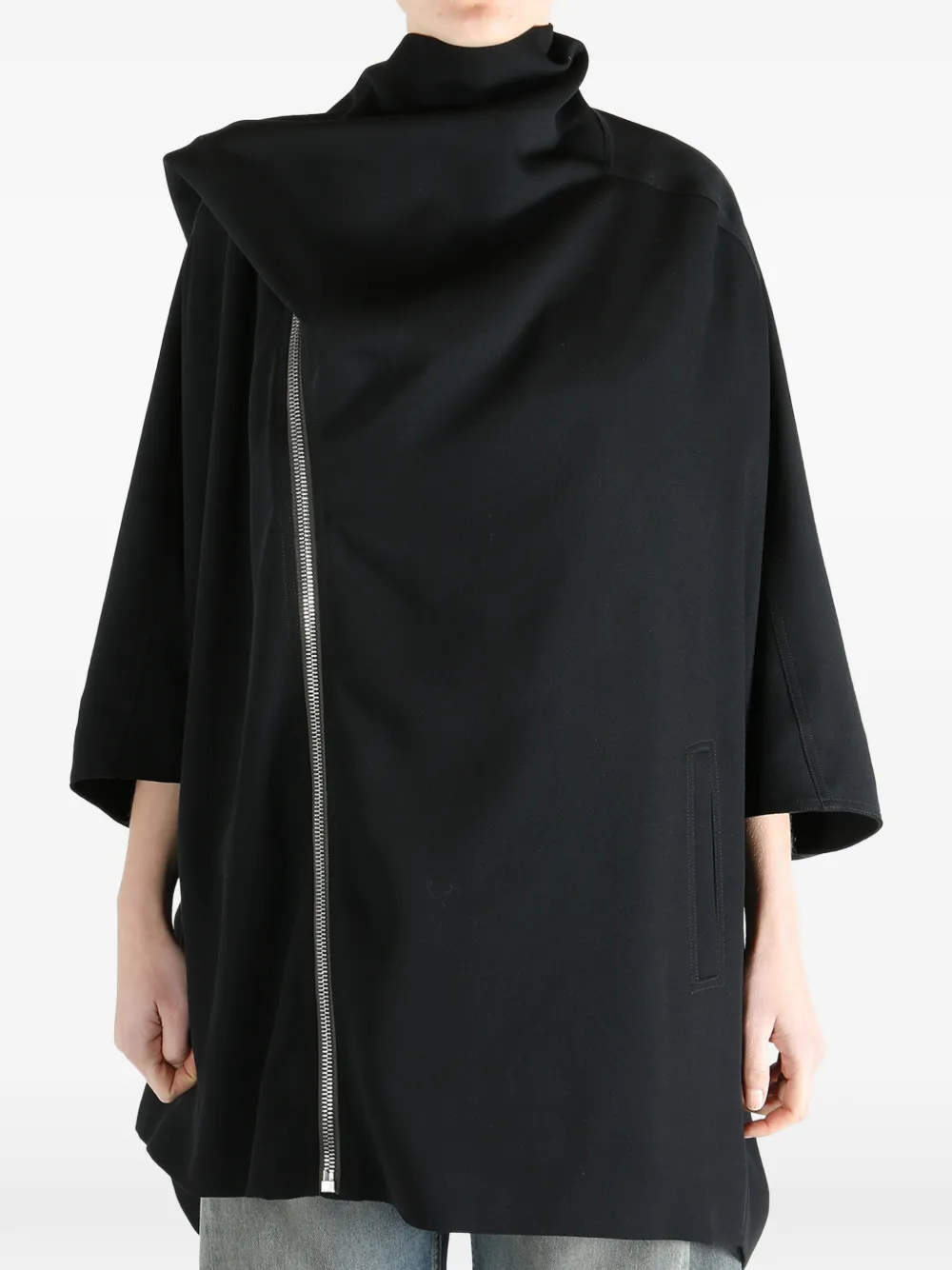 zip funnel-neck jacket