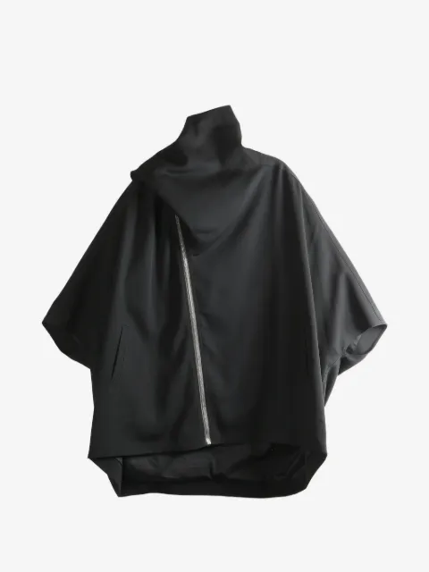 Rick Owens chamarra con cuello alzado y cierre