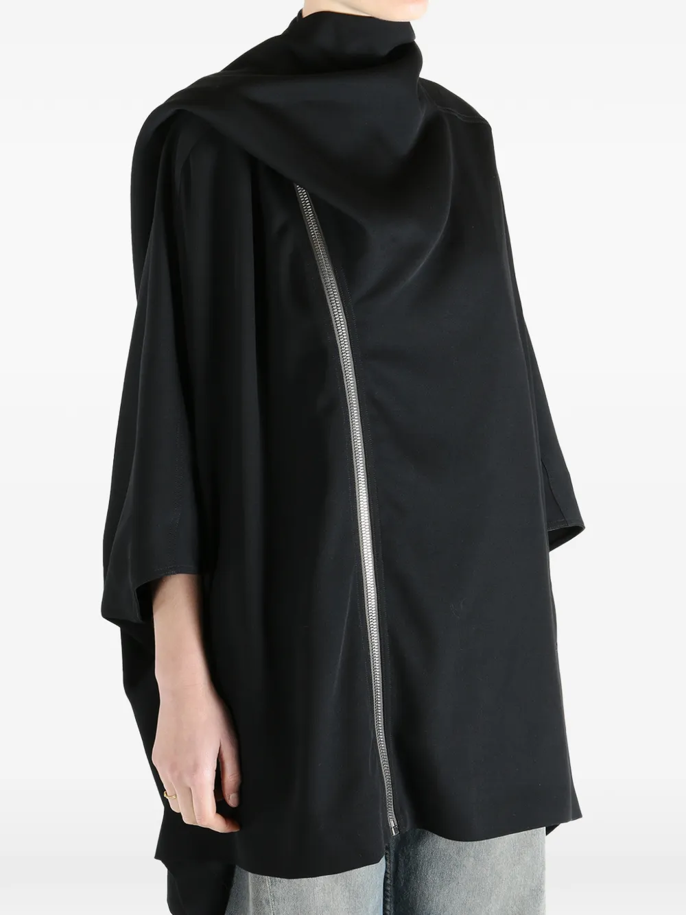 zip funnel-neck jacket