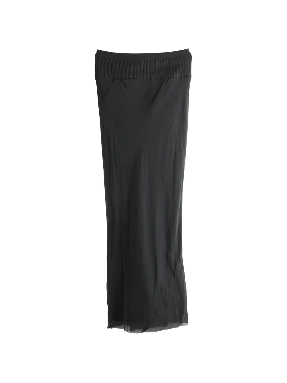 Rick Owens black maxi skirt - Nero