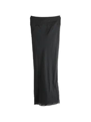 Rick Owens マキシスカート | ブラック | FARFETCH JP