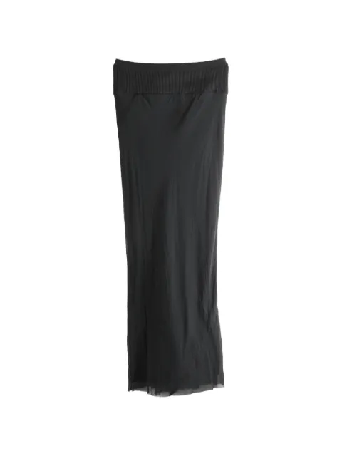 Rick Owens black maxi skirt