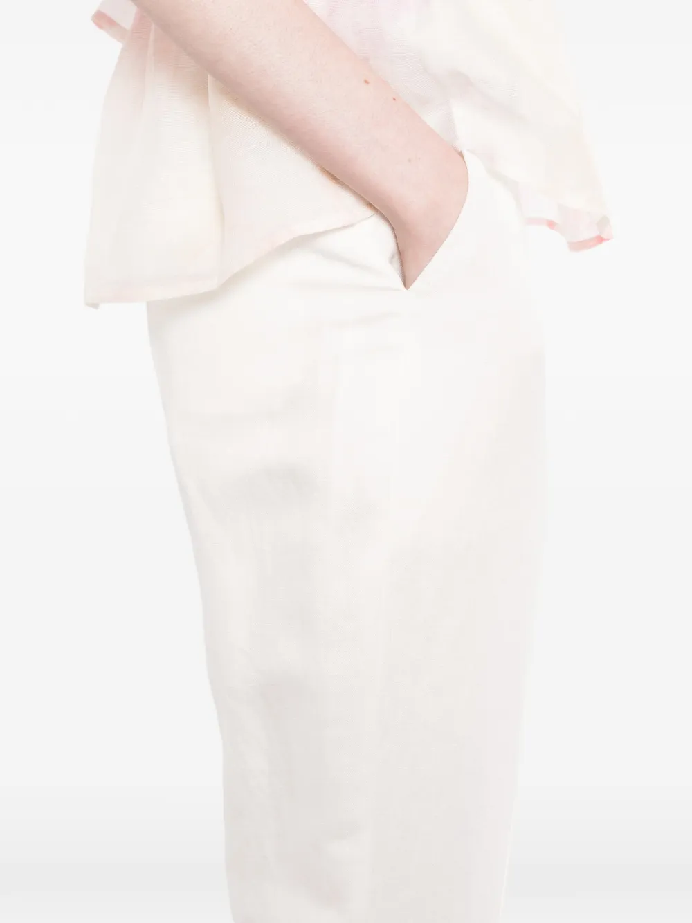 We Are Kindred Josephine flared broek Wit