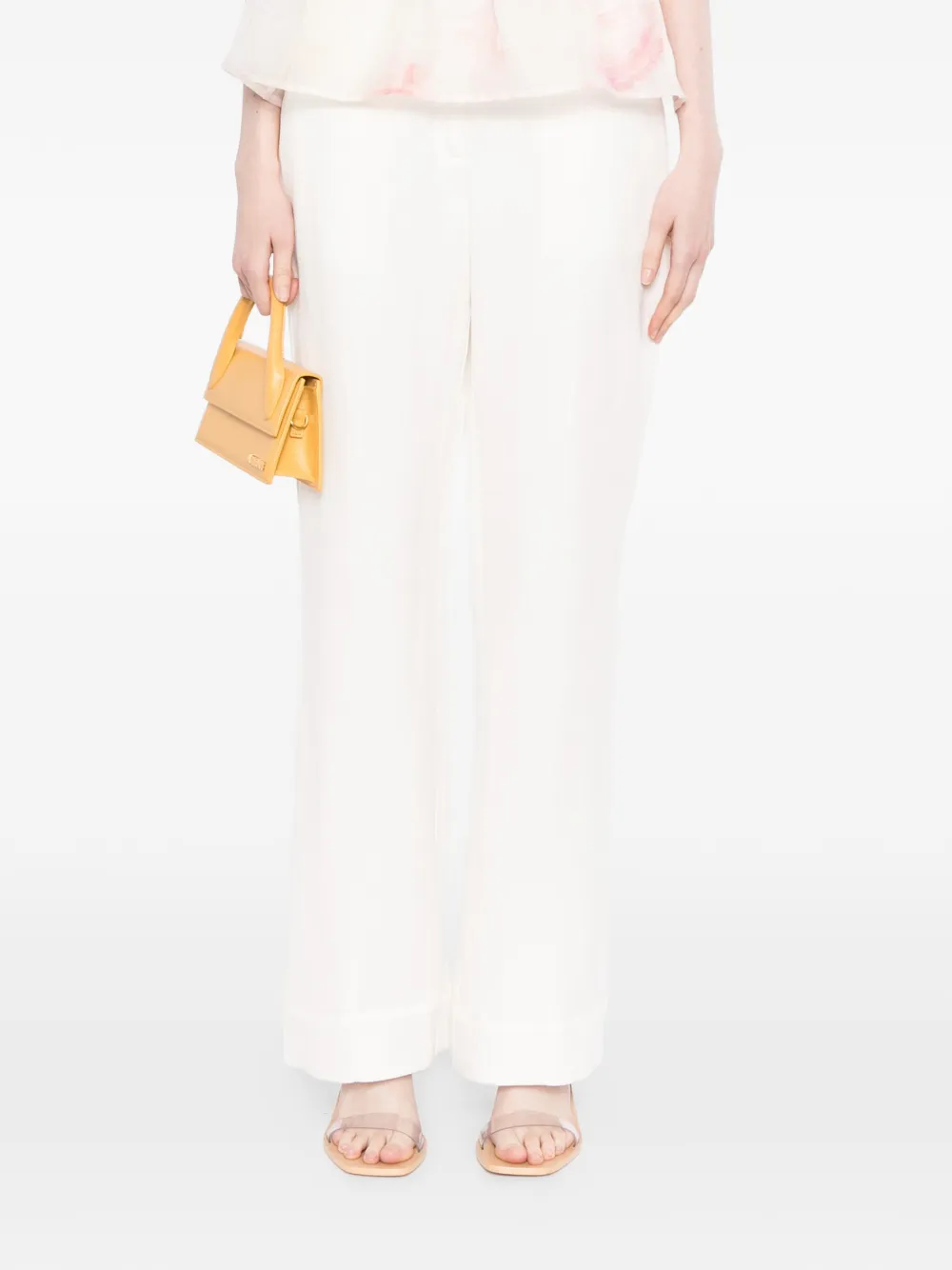 We Are Kindred Josephine flared broek Wit