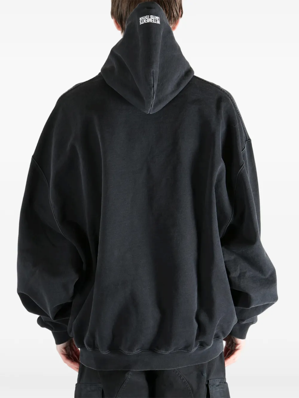 VETEMENTS Hoodie met logodetail Zwart