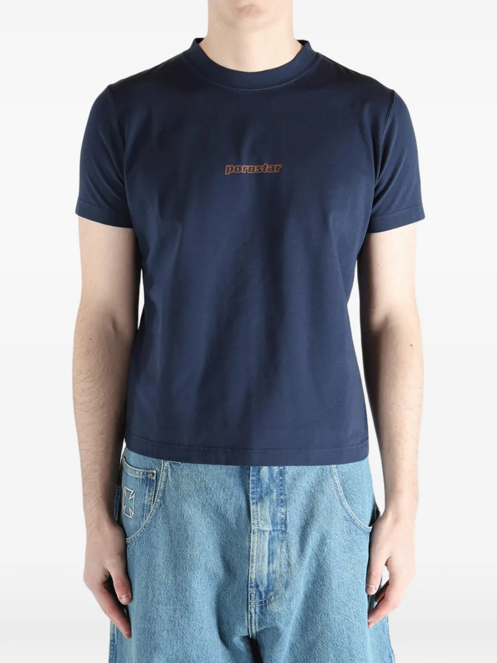 VETEMENTS T-shirt met print Blauw