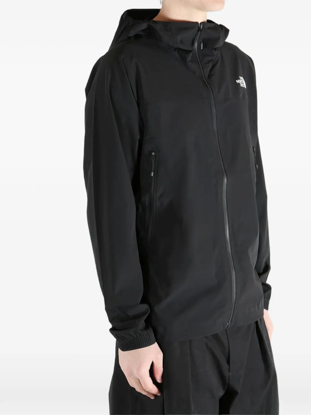 The North Face Jack met capuchon en rits Zwart