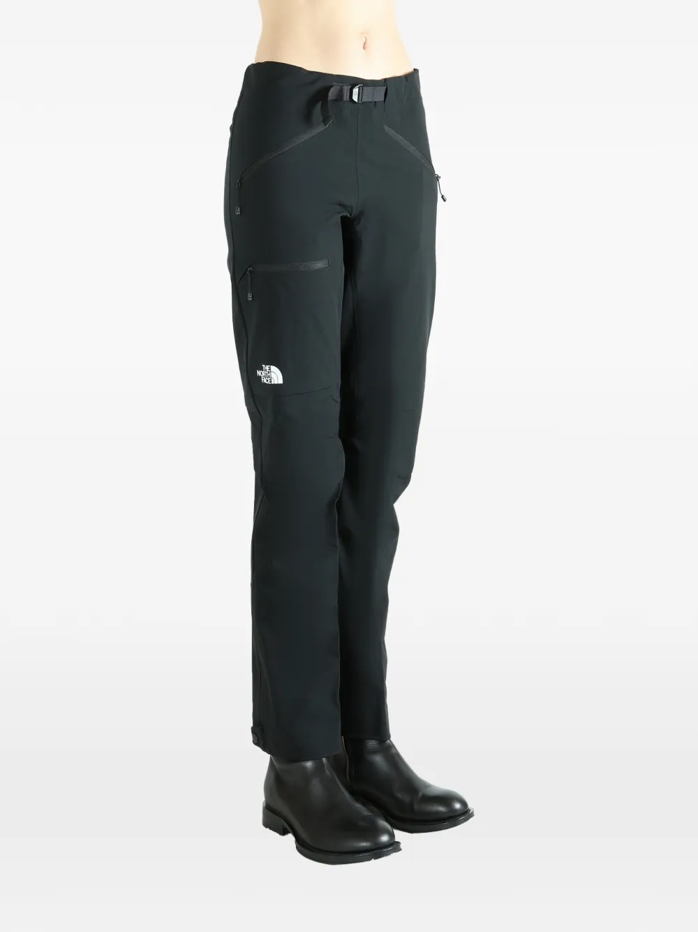 buckle-fastening trousers