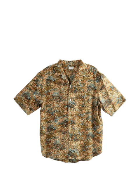 Saint Laurent short-sleeve printed shirt