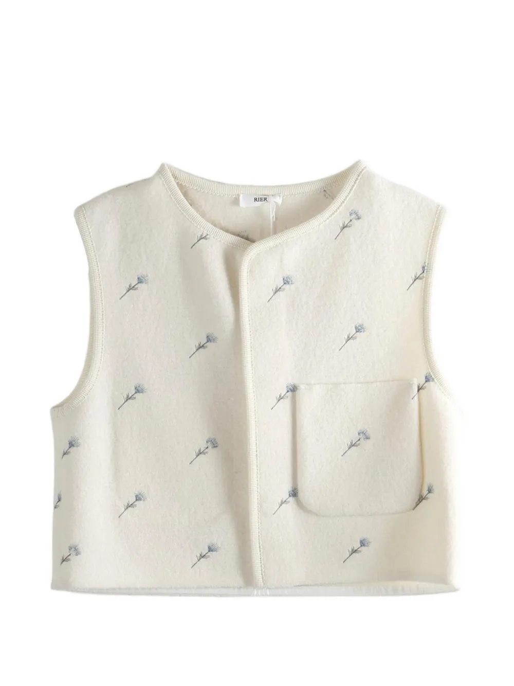 Rier floral-print pocket jacket - Toni neutri