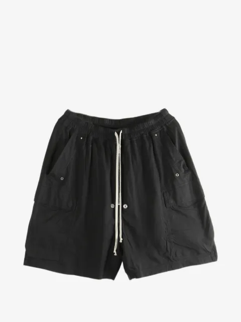 Rick Owens DRKSHDW shorts con cordones en la pretina