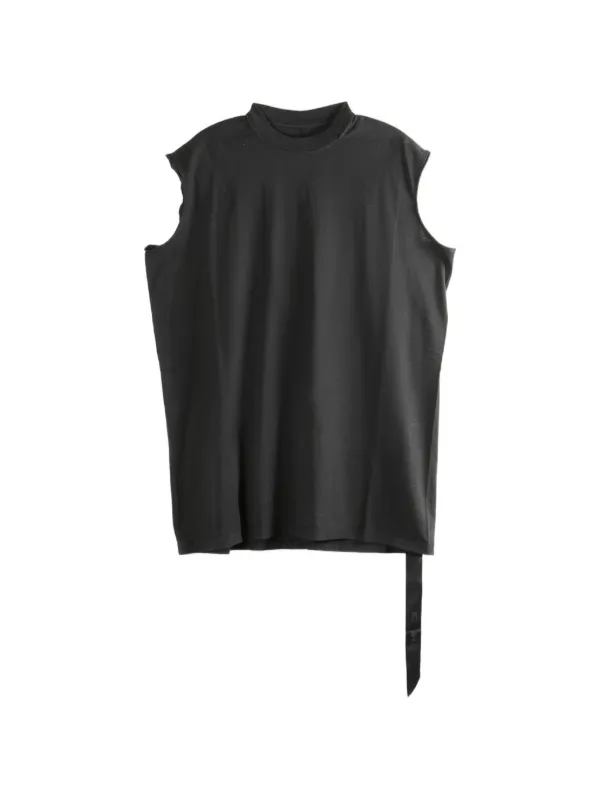 Rick Owens DRKSHDW Sleeveless mock-neck Top | Black | FARFETCH GE