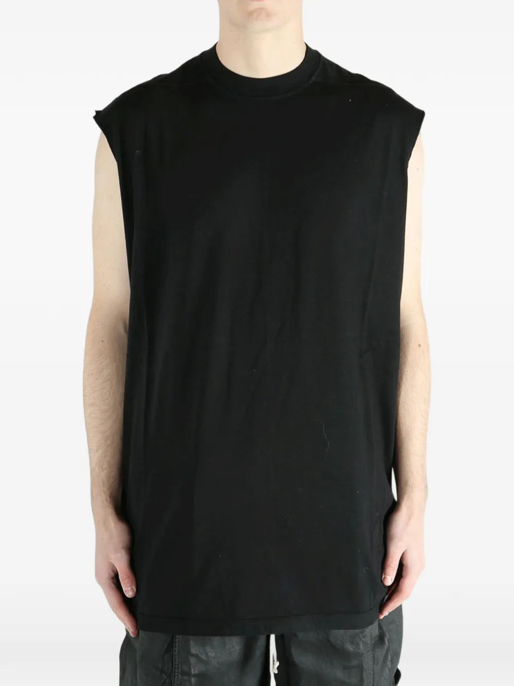 Rick Owens DRKSHDW ノースリーブ モックネックトップ | ブラック