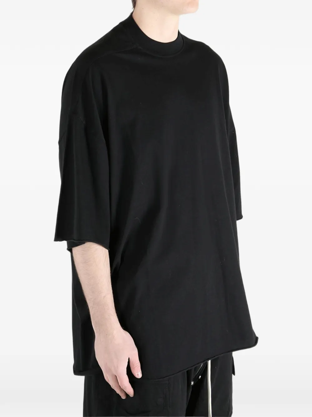Rick Owens DRKSHDW T-shirt met strikdetail Zwart