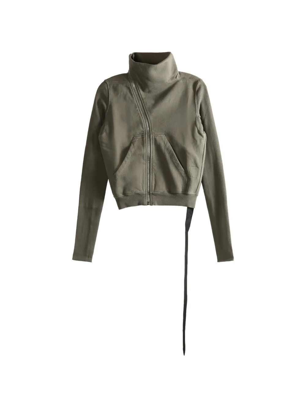 Rick Owens DRKSHDW zip-up sweatshirt - Grigio