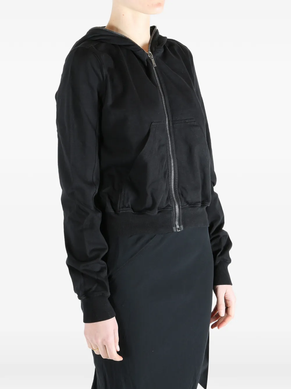 Rick Owens DRKSHDW Hoodie met rits Zwart