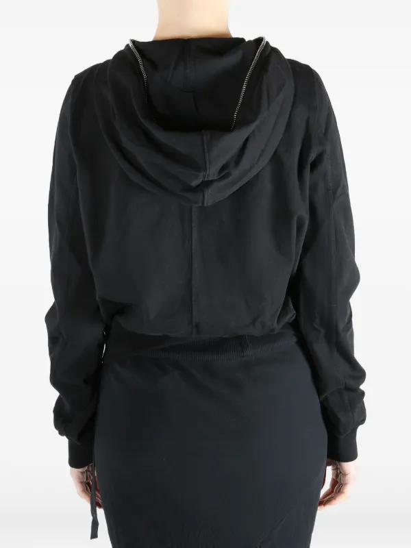 Rick Owens DRKSHDW ジップアップ パーカー | ブラック | FARFETCH JP