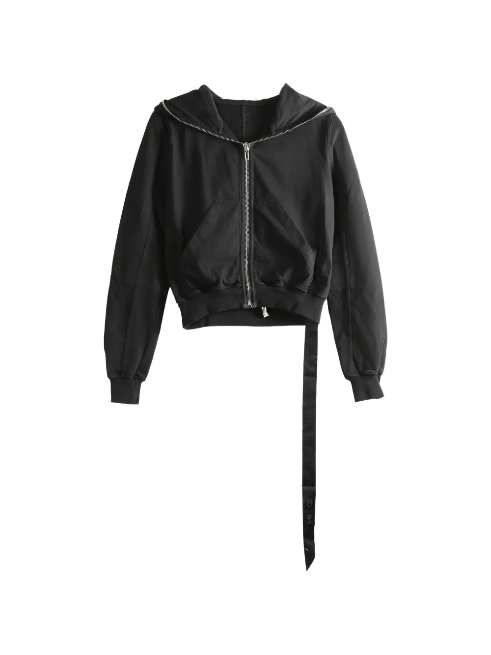 Rick Owens DRKSHDW zip-up hoodedie - Nero
