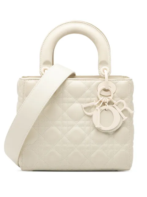 Christian Dior Pre-Owned 2021 Small Ultra Matte Calfskin Cannage My ABCDior Lady Dior satchel