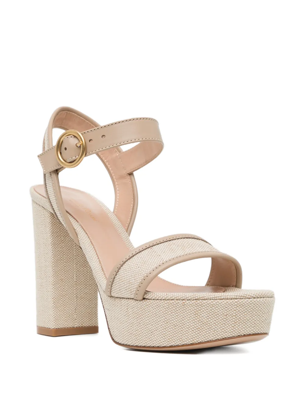 Gianvito Rossi 105 mm Milos sandalen Beige