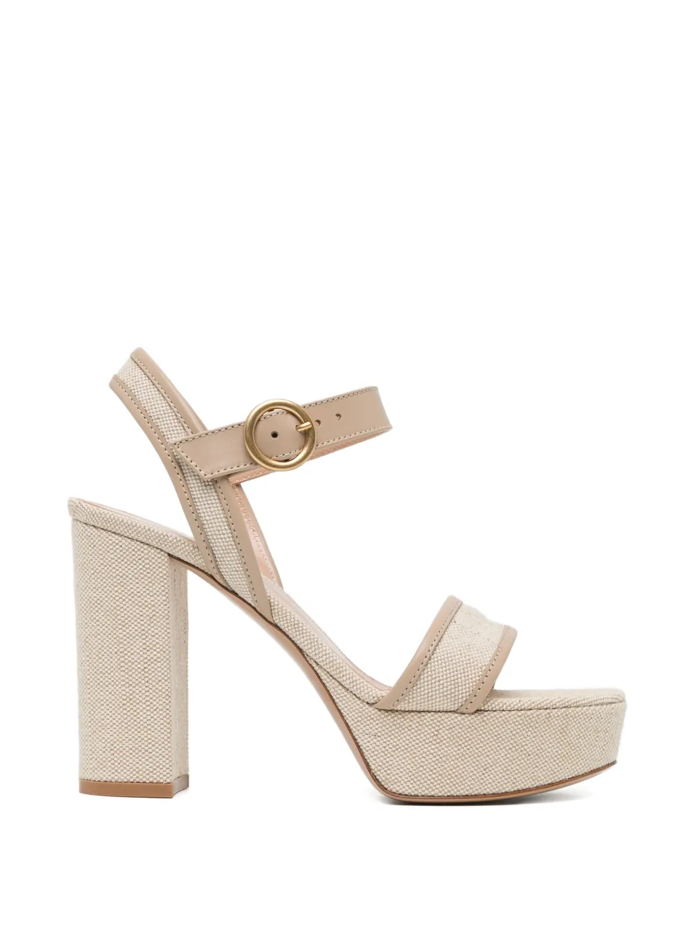 Gianvito Rossi 105 mm Milos sandalen Beige