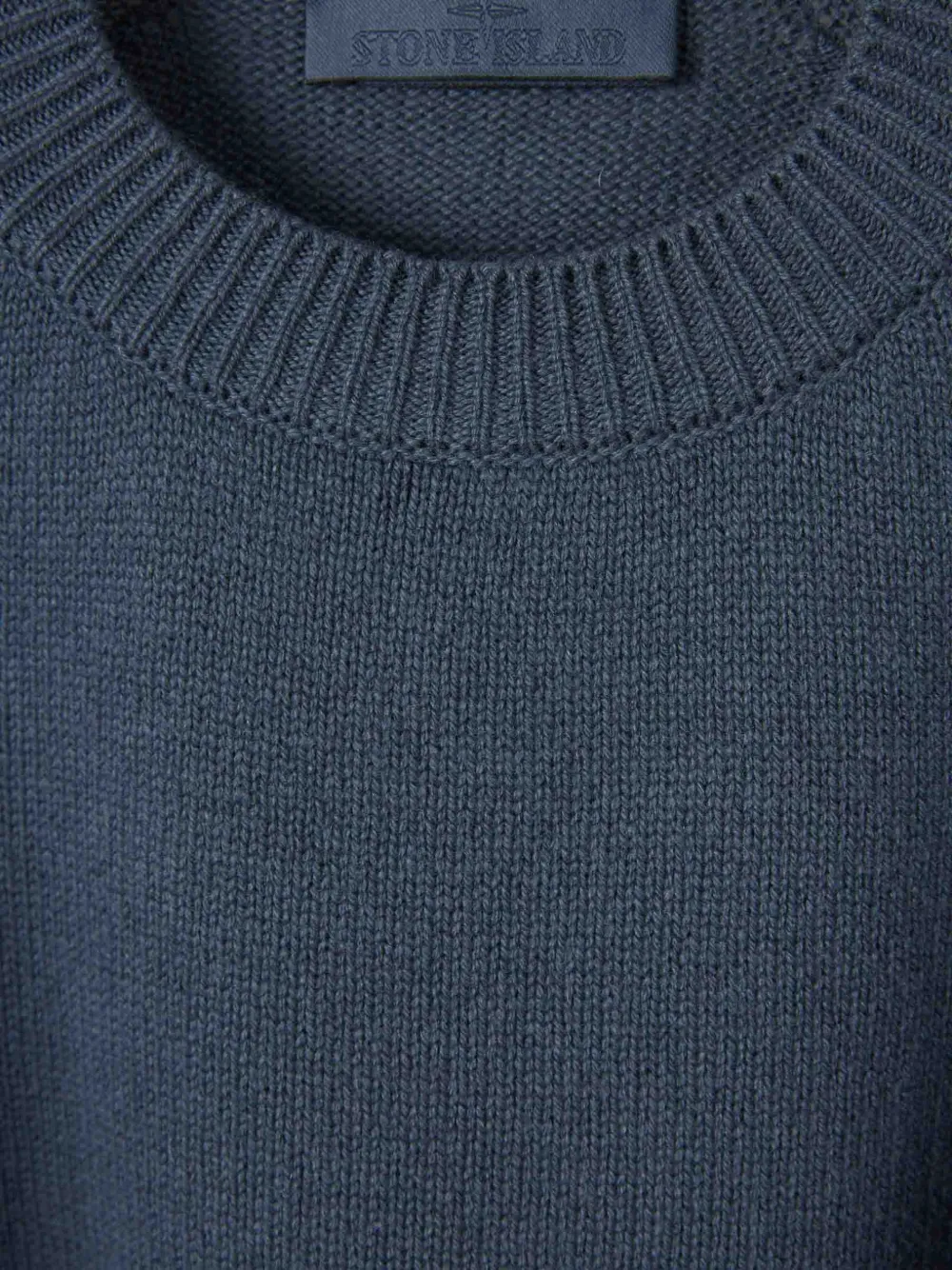  Stone Island Patch Crew-neck Sweater - Blue 