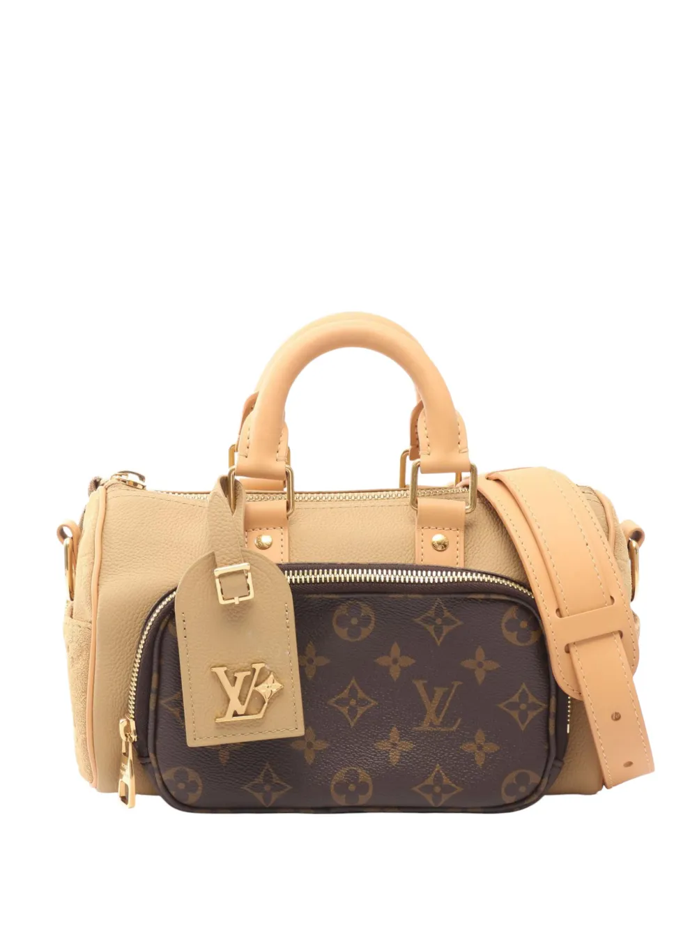 Louis Vuitton Pre-Owned 2010-2026 Monogram Keepall Bandouliere 25 satchel - Marrone