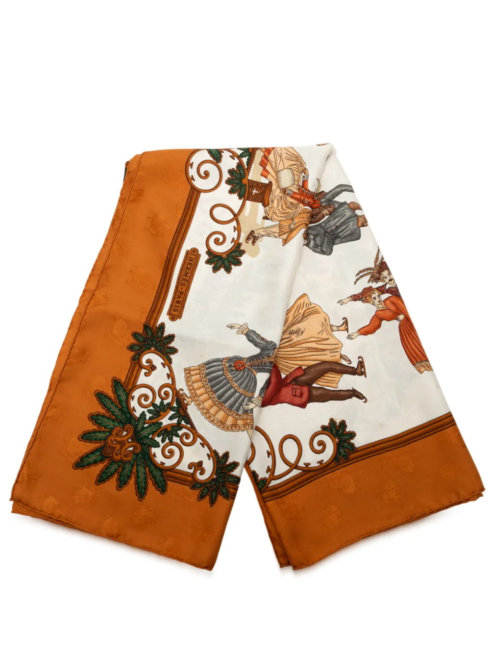 Hermès Pre-Owned 2000-2025 Joies d Hiver Silk Scarf scarves - Marrone