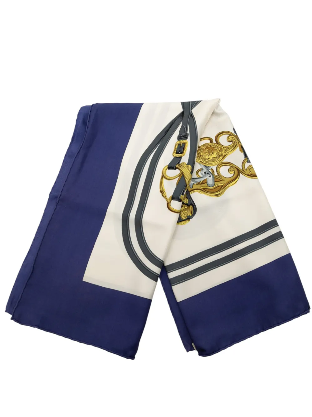 Hermès Pre-Owned 20th Century Brides de Gala Silk Scarf scarves - Blau