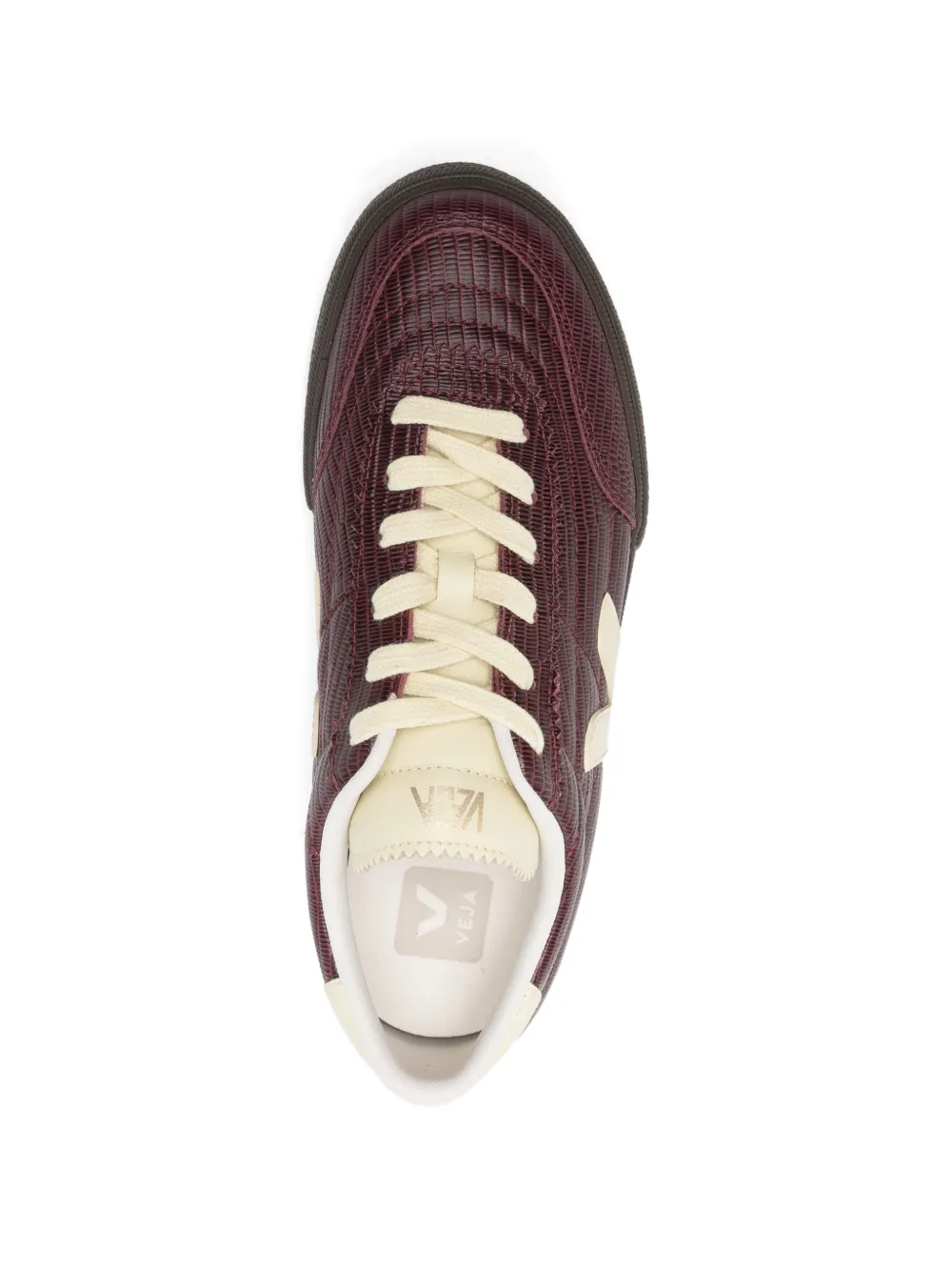 VEJA Sneakers met hagedissenhuid-effect Rood