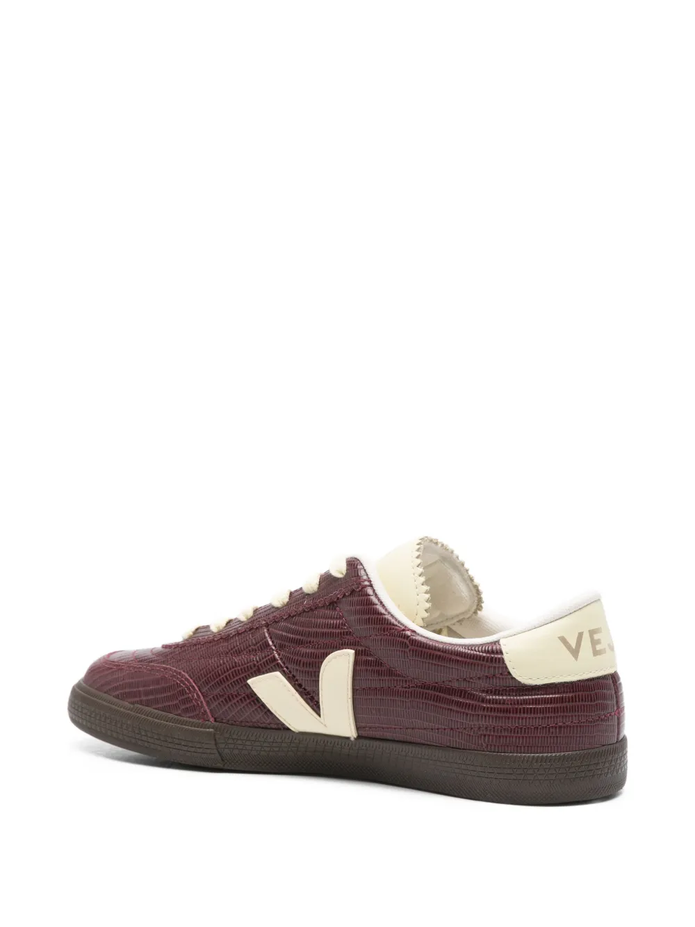 VEJA Sneakers met hagedissenhuid-effect Rood