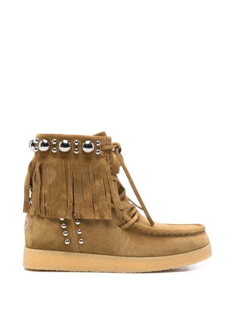 Valentino Garavani Ankle boot com tachas e franjas