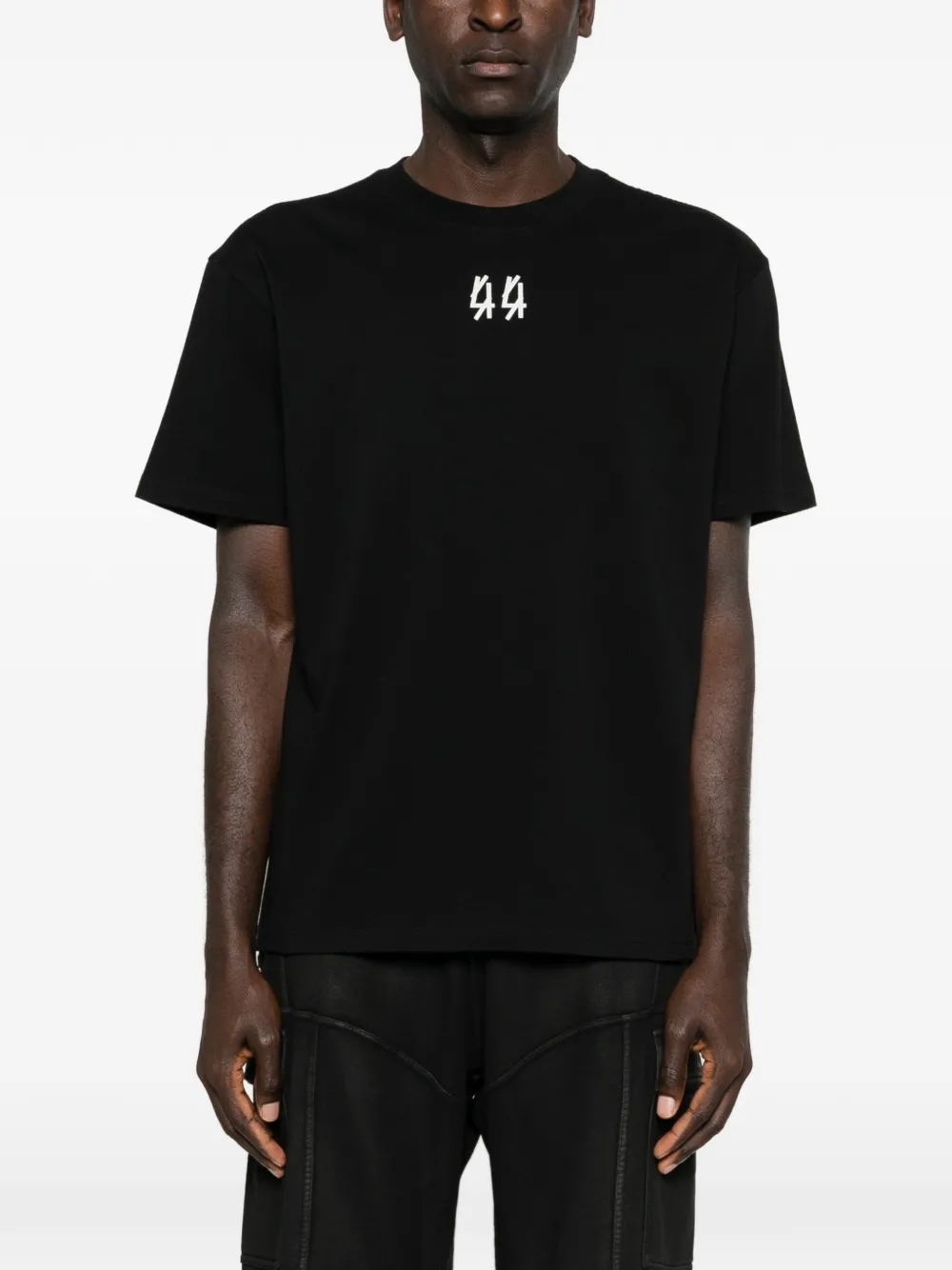 44 LABEL GROUP T-shirt met print Zwart